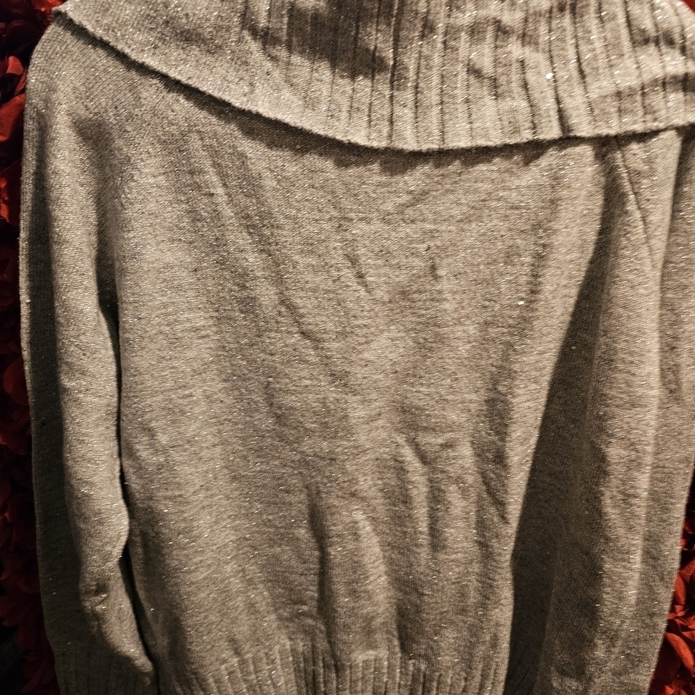 Joseph A Nwt Sweater For Women Heather Gray Sparkle Size Xl — image 7 of 7